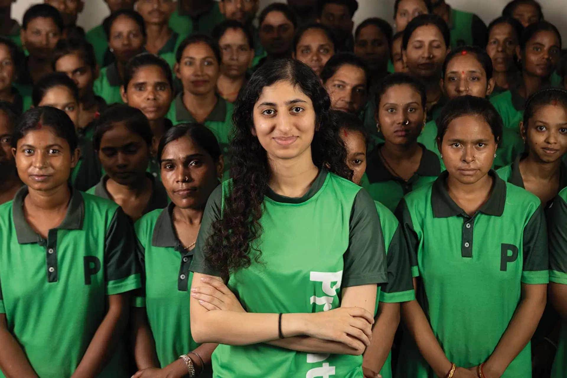 Anjali Sardana with Pronto Pros in uniform
